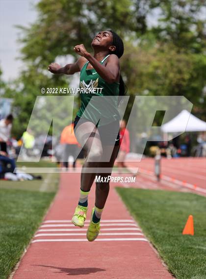 Thumbnail 3 in CHSAA Track & Field 5A Championships (Girls Triple Jump) photogallery.