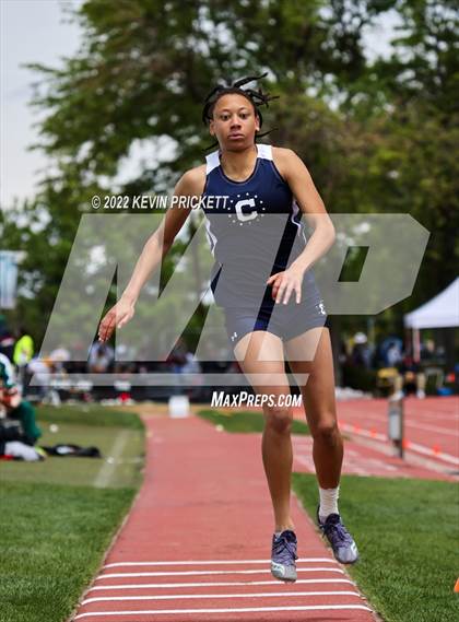 Thumbnail 1 in CHSAA Track & Field 5A Championships (Girls Triple Jump) photogallery.