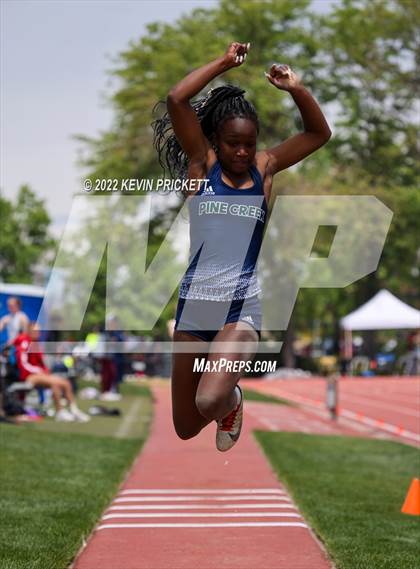 Thumbnail 1 in CHSAA Track & Field 5A Championships (Girls Triple Jump) photogallery.