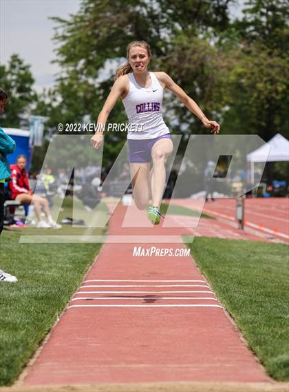 Thumbnail 2 in CHSAA Track & Field 5A Championships (Girls Triple Jump) photogallery.