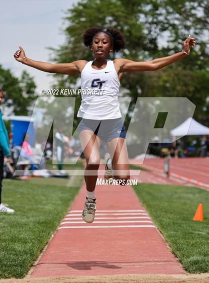 Thumbnail 2 in CHSAA Track & Field 5A Championships (Girls Triple Jump) photogallery.