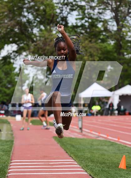 Thumbnail 2 in CHSAA Track & Field 5A Championships (Girls Triple Jump) photogallery.