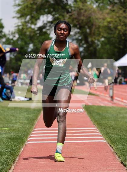 Thumbnail 3 in CHSAA Track & Field 5A Championships (Girls Triple Jump) photogallery.