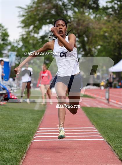 Thumbnail 1 in CHSAA Track & Field 5A Championships (Girls Triple Jump) photogallery.
