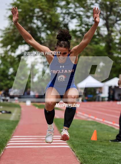 Thumbnail 2 in CHSAA Track & Field 5A Championships (Girls Triple Jump) photogallery.