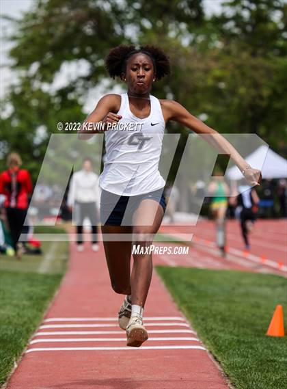Thumbnail 2 in CHSAA Track & Field 5A Championships (Girls Triple Jump) photogallery.
