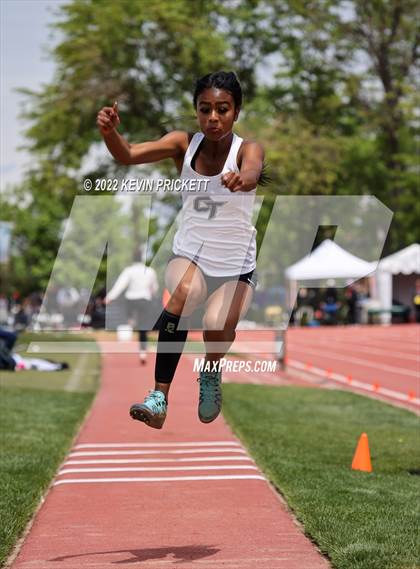 Thumbnail 1 in CHSAA Track & Field 5A Championships (Girls Triple Jump) photogallery.
