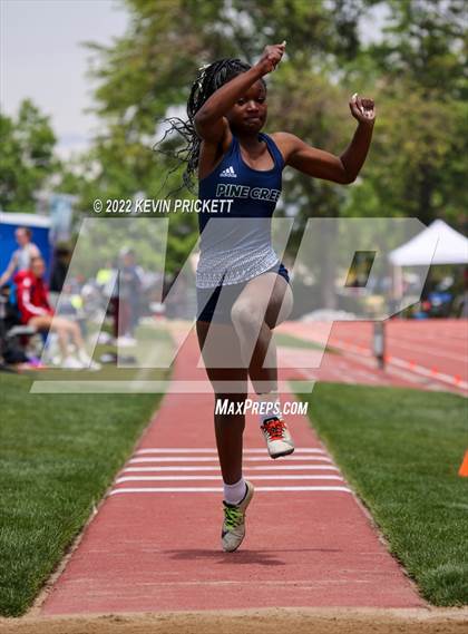 Thumbnail 3 in CHSAA Track & Field 5A Championships (Girls Triple Jump) photogallery.