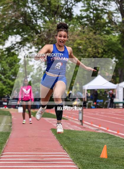 Thumbnail 2 in CHSAA Track & Field 5A Championships (Girls Triple Jump) photogallery.
