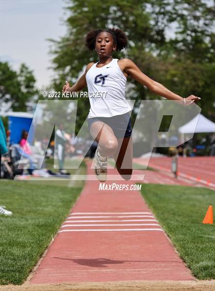 Thumbnail 1 in CHSAA Track & Field 5A Championships (Girls Triple Jump) photogallery.