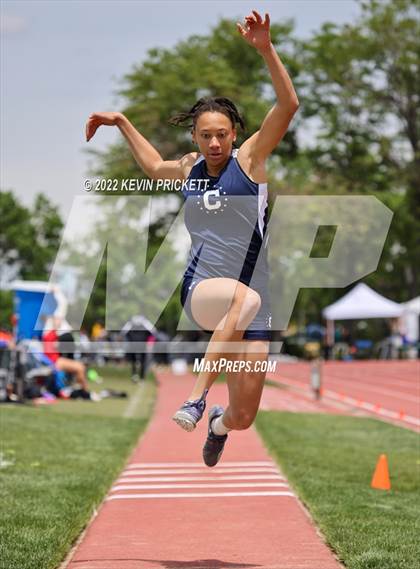 Thumbnail 1 in CHSAA Track & Field 5A Championships (Girls Triple Jump) photogallery.