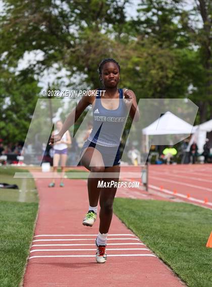 Thumbnail 1 in CHSAA Track & Field 5A Championships (Girls Triple Jump) photogallery.