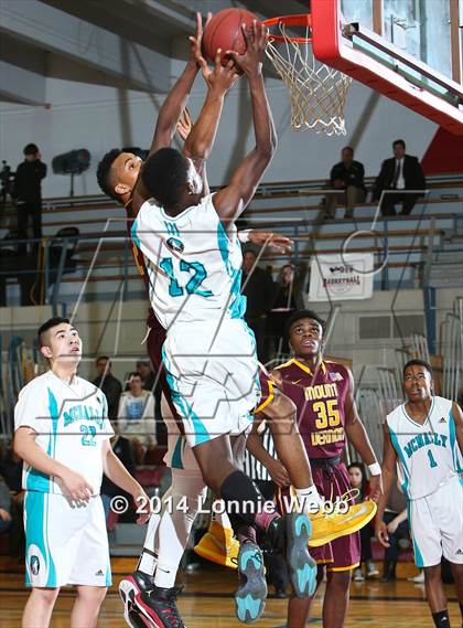 Thumbnail 3 in Mt. Vernon vs Bishop McNally (REB Invitational) photogallery.