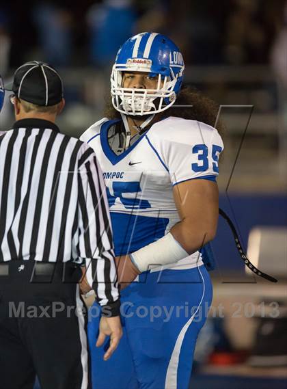 Thumbnail 1 in Lompoc @ Chaminade (CIF SS Semifinal) photogallery.