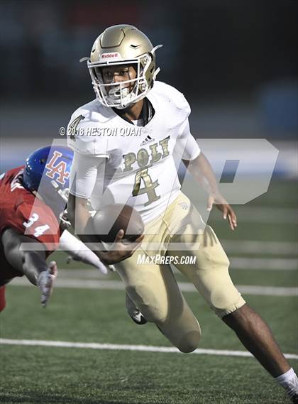 Thumbnail 2 in Long Beach Poly vs. Los Alamitos photogallery.