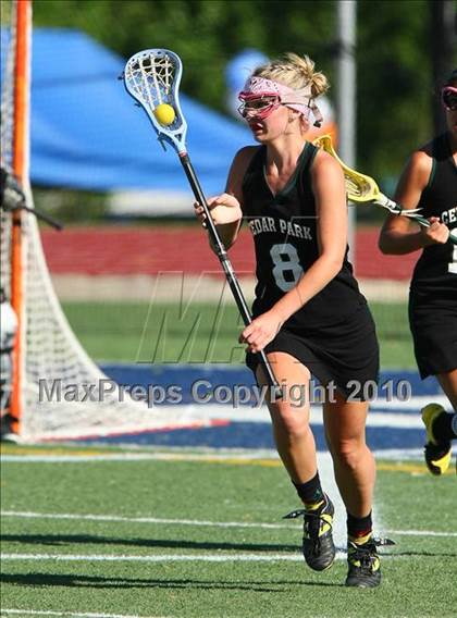 Thumbnail 3 in St. John's vs Cedar Park (TGHSLL D1 Quarterfinals) photogallery.