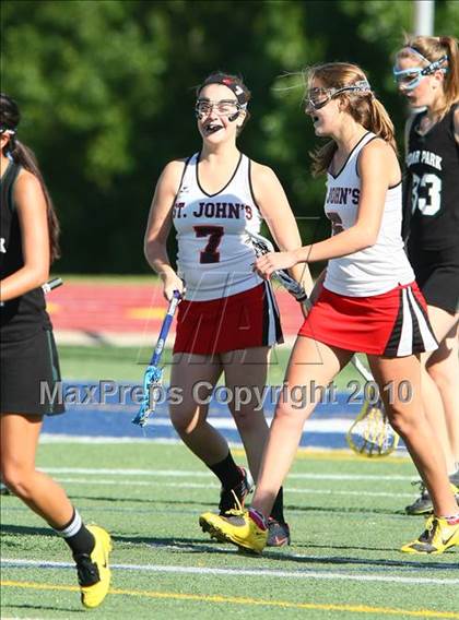 Thumbnail 1 in St. John's vs Cedar Park (TGHSLL D1 Quarterfinals) photogallery.