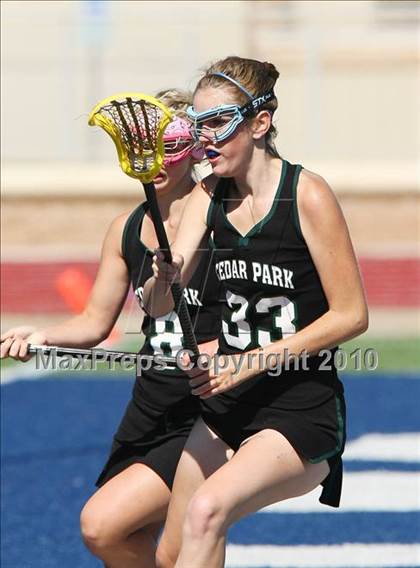 Thumbnail 2 in St. John's vs Cedar Park (TGHSLL D1 Quarterfinals) photogallery.