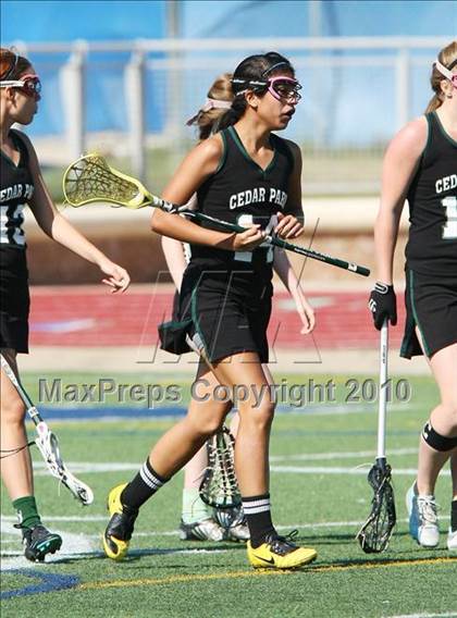 Thumbnail 1 in St. John's vs Cedar Park (TGHSLL D1 Quarterfinals) photogallery.