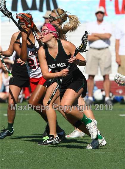 Thumbnail 2 in St. John's vs Cedar Park (TGHSLL D1 Quarterfinals) photogallery.