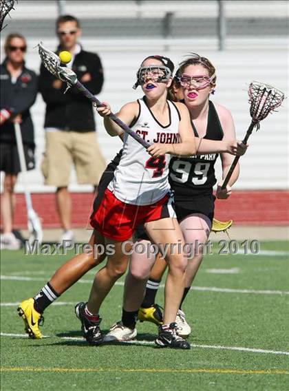 Thumbnail 2 in St. John's vs Cedar Park (TGHSLL D1 Quarterfinals) photogallery.