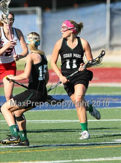 Thumbnail 2 in St. John's vs Cedar Park (TGHSLL D1 Quarterfinals) photogallery.