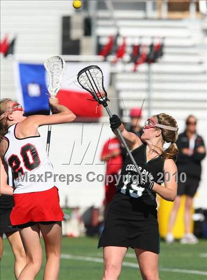 Thumbnail 3 in St. John's vs Cedar Park (TGHSLL D1 Quarterfinals) photogallery.