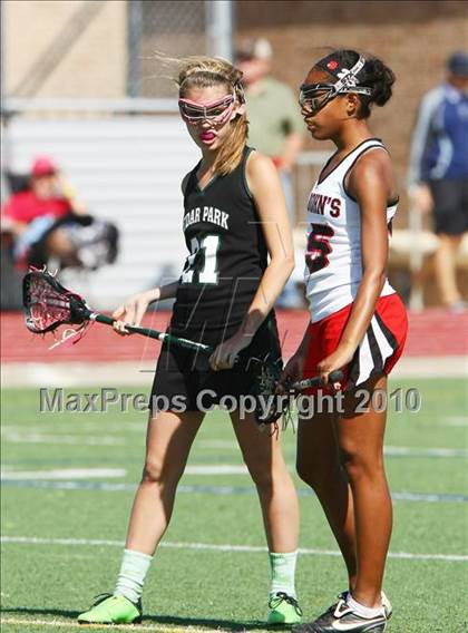 Thumbnail 2 in St. John's vs Cedar Park (TGHSLL D1 Quarterfinals) photogallery.