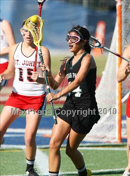 Thumbnail 1 in St. John's vs Cedar Park (TGHSLL D1 Quarterfinals) photogallery.