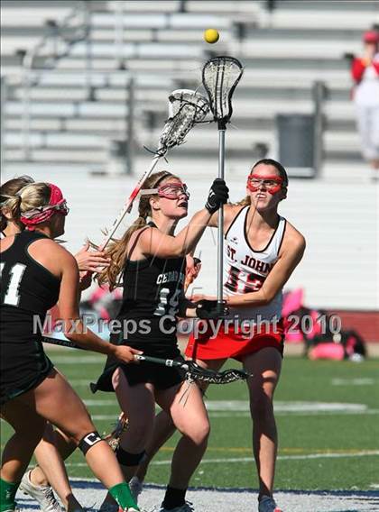 Thumbnail 2 in St. John's vs Cedar Park (TGHSLL D1 Quarterfinals) photogallery.