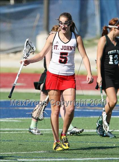 Thumbnail 3 in St. John's vs Cedar Park (TGHSLL D1 Quarterfinals) photogallery.
