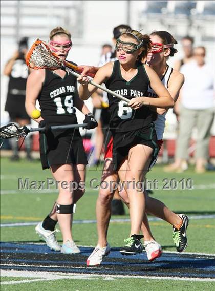 Thumbnail 1 in St. John's vs Cedar Park (TGHSLL D1 Quarterfinals) photogallery.