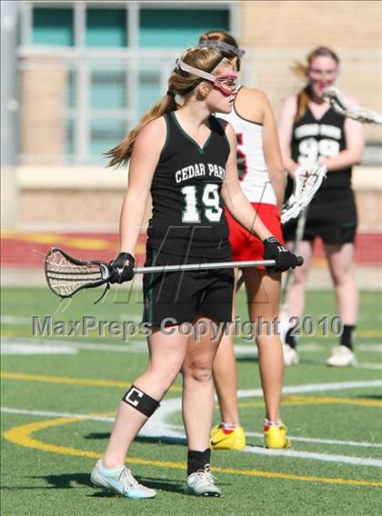 Thumbnail 2 in St. John's vs Cedar Park (TGHSLL D1 Quarterfinals) photogallery.