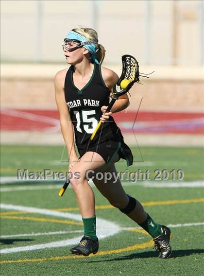 Thumbnail 2 in St. John's vs Cedar Park (TGHSLL D1 Quarterfinals) photogallery.