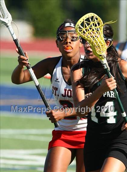 Thumbnail 1 in St. John's vs Cedar Park (TGHSLL D1 Quarterfinals) photogallery.