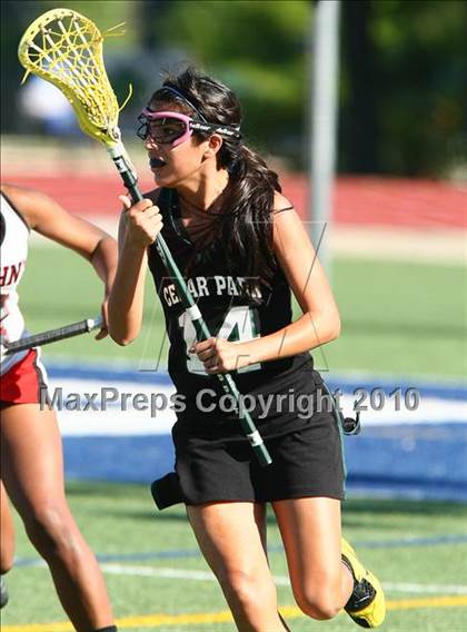 Thumbnail 2 in St. John's vs Cedar Park (TGHSLL D1 Quarterfinals) photogallery.