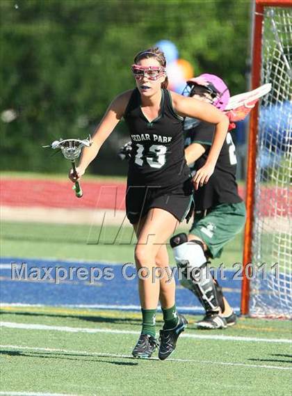 Thumbnail 2 in St. John's vs Cedar Park (TGHSLL D1 Quarterfinals) photogallery.