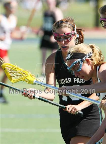 Thumbnail 2 in St. John's vs Cedar Park (TGHSLL D1 Quarterfinals) photogallery.
