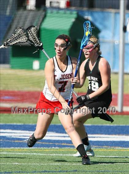 Thumbnail 2 in St. John's vs Cedar Park (TGHSLL D1 Quarterfinals) photogallery.