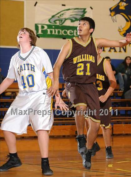 Thumbnail 1 in Williams vs. Faith Christian (Irene Wells Memorial Invitational) photogallery.