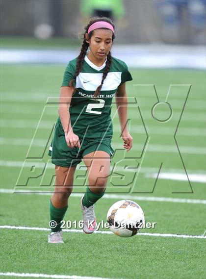 Thumbnail 2 in Incarnate Word vs Hockaday (National Elite Prep Showcase) photogallery.