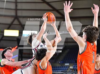 Thumbnail 2 in Monroe @ Mt. Spokane (WIAA State 3A Round of 12) photogallery.