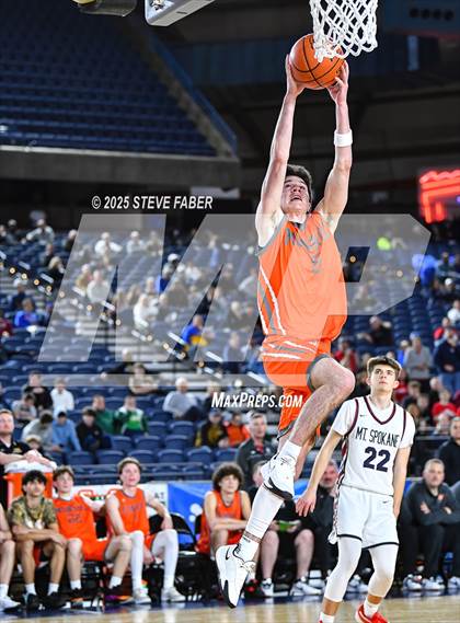 Thumbnail 2 in Monroe @ Mt. Spokane (WIAA State 3A Round of 12) photogallery.