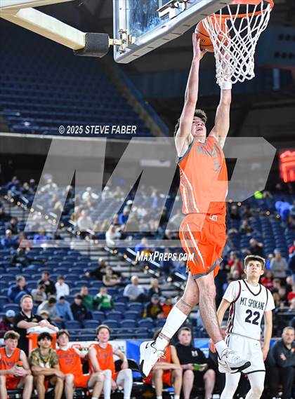 Thumbnail 3 in Monroe @ Mt. Spokane (WIAA State 3A Round of 12) photogallery.