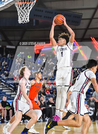 Thumbnail 3 in Monroe @ Mt. Spokane (WIAA State 3A Round of 12) photogallery.