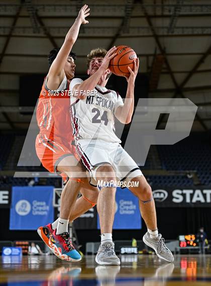 Thumbnail 3 in Monroe @ Mt. Spokane (WIAA State 3A Round of 12) photogallery.