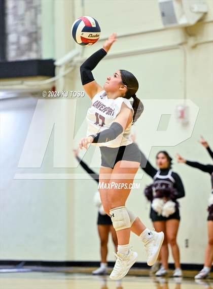Thumbnail 2 in Davenport vs. Floresville (UIL Volleyball 4A Region 4 Final) photogallery.