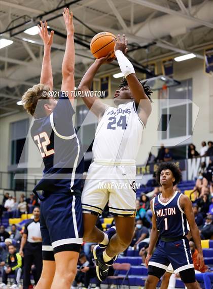 Thumbnail 2 in Milton vs. Pebblebrook (Tournament of Champions Holiday Classic) photogallery.