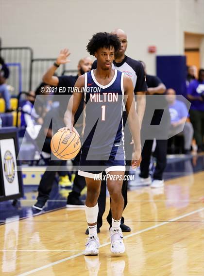 Thumbnail 1 in Milton vs. Pebblebrook (Tournament of Champions Holiday Classic) photogallery.