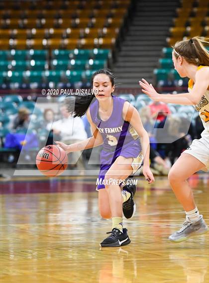 Thumbnail 3 in Holy Family vs. Green Mountain (CHSAA 4A Final Four) photogallery.